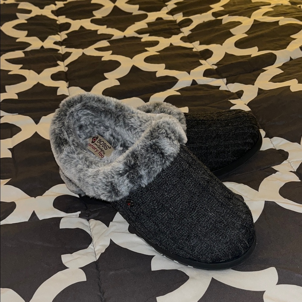 BOBS from Skechers Gray Slippers